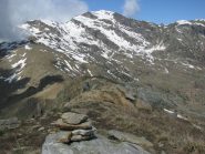 Dalla Biolley, vista su Cima di Bonze