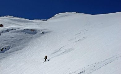 Discesa dalla vetta