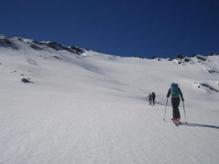il sostenuto pendio finale