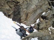 brece descalade per andare a prendere la doppia