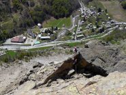 Passetto in discesa tra il penultimo e l' ultimo tiro