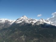 Vista sul Monviso dalla cima  