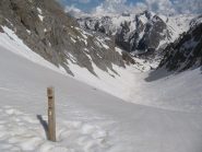 dal quale si vede quindi l'inizio dell'ultima calata a valle