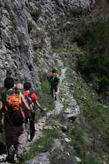 Spettacolare il sentiero in discesa!