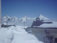 La triade Obergabelhorn, Zinalrothorn e Weisshorn
