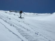 ultima salita sotto la vetta