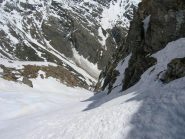 imbocco del canalone delle Monache