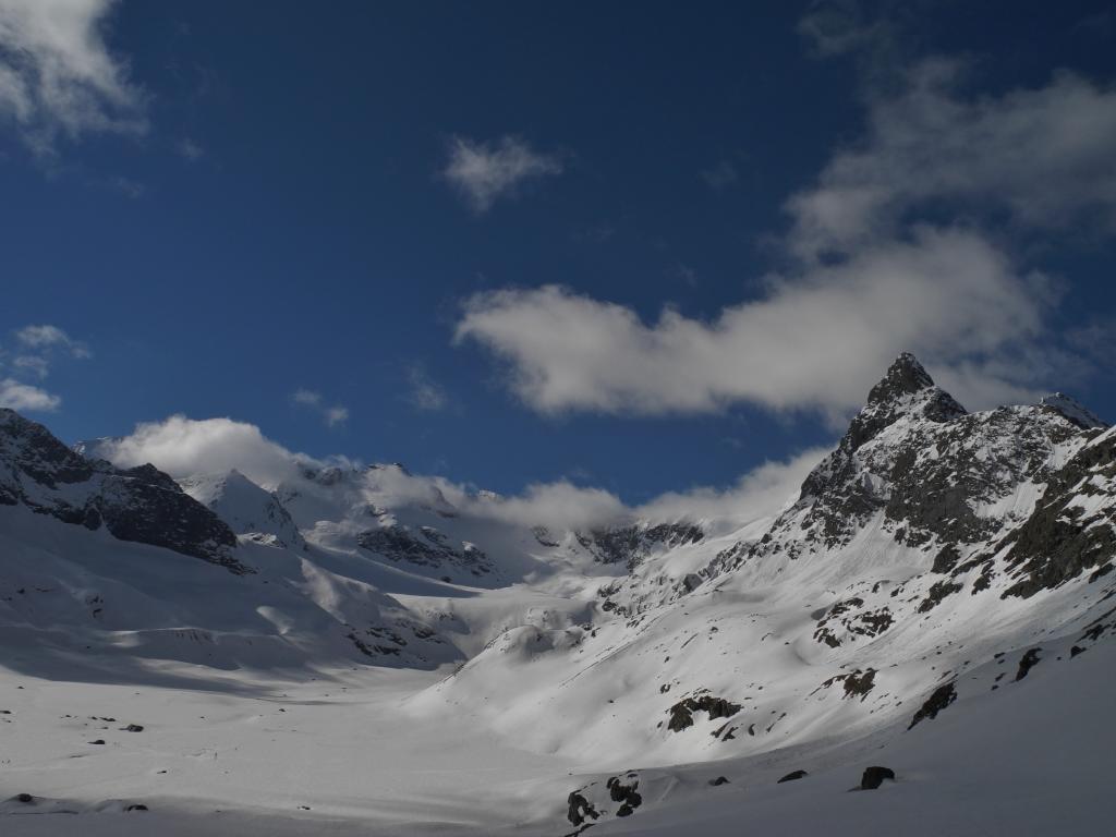 la lunghissima piana del des Evettes