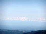 Si intravede il Monte Rosa