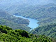 Il Lago del Brugneto dalla cima