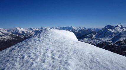 In vetta con panorama spaziale!!!