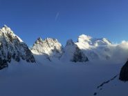 Barre Noire e Barre des Ecrins dal Refuge des Ecrins