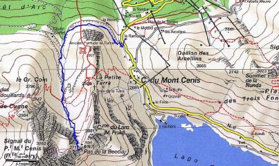 cartina e traccia gps