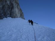 Durante la salita sotto la bastionata