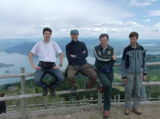 Foto di gruppo al Mottarone