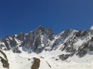la N-O del Dome dall'inizio della morena