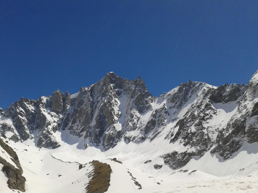 la N-O del Dome dall'inizio della morena