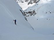 discesa del canalino alto