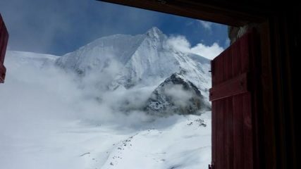 vista dalla stanza del rifugio