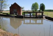 La presa a S. Giacomo dove il Rotto sussidia il Navilotto di Saluggia