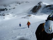 In salita nella parte mediana prima della strettoia