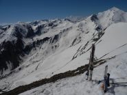 dalla vetta, vista verso l'alto vallone del Puriac