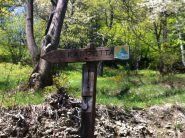 La deviazione dalla strada sterrata..
