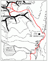mappa itinerario