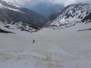 Discesa davanti alla Punta Chabriere