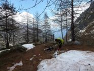 Fine della neve alla Croce del Soldato