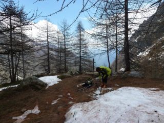 Fine della neve alla Croce del Soldato
