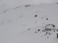 sguardo alla cima ormai coperta dalle nuvole
