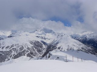 panorama verso il vallone del chisonetto