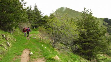 salendo al Passo della Mezzaluna (19-5-2013)