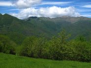 Verso le Alpi le nuvole avanzano