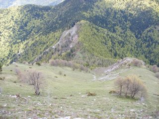 il ripido pendio