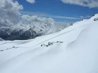 paesaggio invernale verso la val Chisone