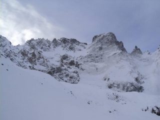 pelvoux nord con i suoi canali