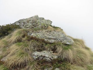 In cima nella nebbia