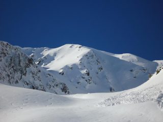 Si vede la cima