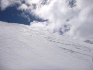 tracce di qualche giorno fa, gelate e intatte...