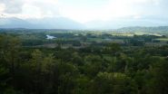 dalla dorsale di Miralta verso la pianura Eporediese