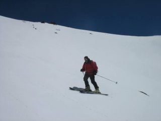 I pendio con neve dura