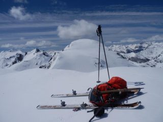 dalla cima del Pebrun, vista sull'Aiga