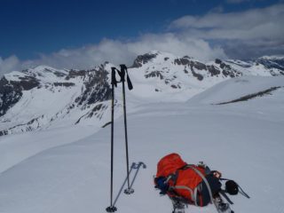 dalla cima del Pebrun, vista verso NW
