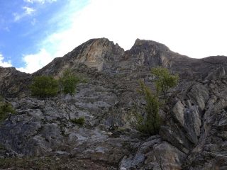 avvicinamento faticoso alla base delle vie