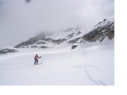 Dani in una pausa ai piedi del Ciarforon..