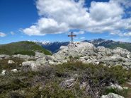 Dubasso e dietro l'Armetta e le Liguri innevate