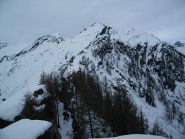 Il Mont Giavin visto dal Digny, al mattino
