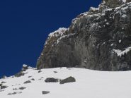 Sotto la cresta di vetta